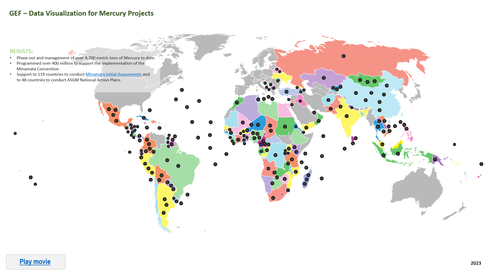 map of mercury projects