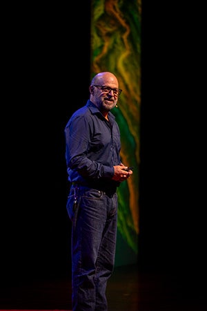 Carlos Manuel Rodriguez speaking at TEDxPuraVida