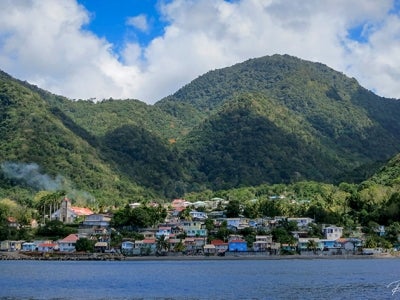 Coastal village on Dominica