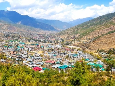 Landscape photo of Thimphu, Bhutan