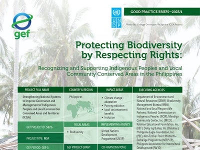Cover of publication "Good Practice Brief: Protecting Biodiversity by Respecting Rights"