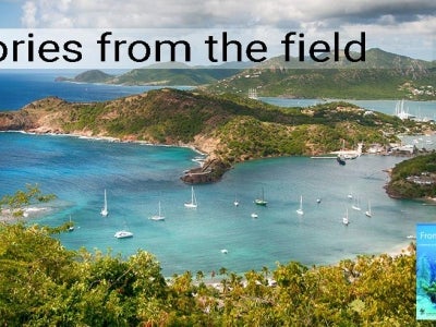 Falmouth Bay, View from Shirley Heights, Antigua