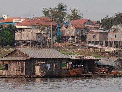 In August, the Cambodia’s National Committee for Disaster Management (NDCM) reported that 30 people had been killed by flooding caused by heavy rainfall and a swelling Mekong River. Photo: Shutterstock.