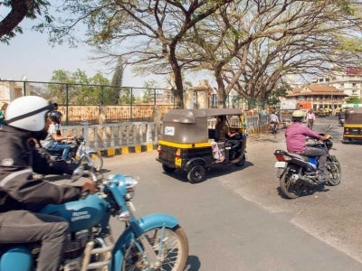 Traffic in Mysore, India