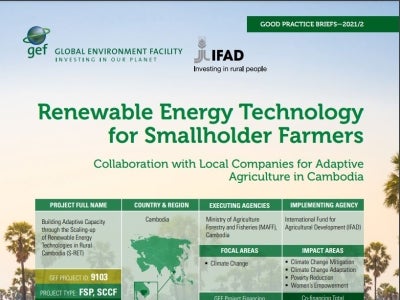 Cover image for the publication "Good Practice Brief: Renewable Energy Technology for Smallholder Farmers"