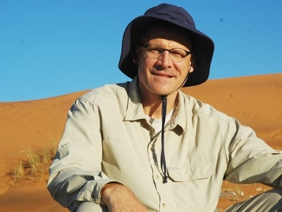 Ulrich Apel in Namibia