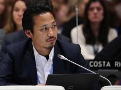 Tshewang Dorji at UNFCCC COP25 in Madrid, Spain