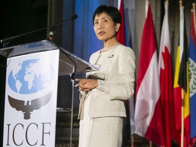 Naoko Ishii at the ICCF Gala 2018
