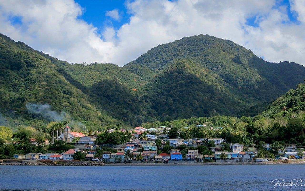 Coastal village on Dominica