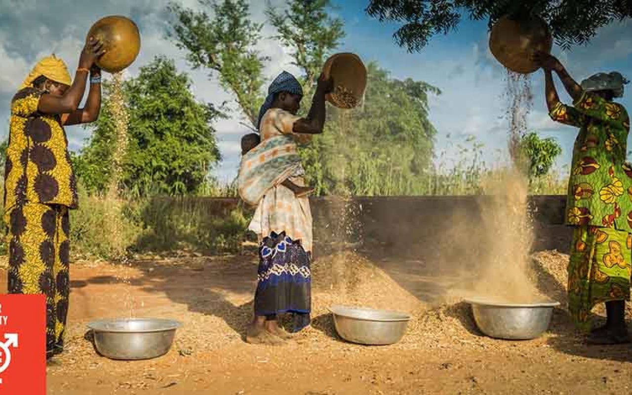 African women play a central role in achieving zero hunger and protecting our planet. Photo: UNDP.