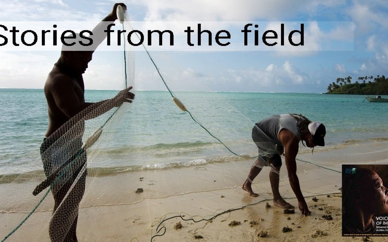 Fishermen in the Cook Islands