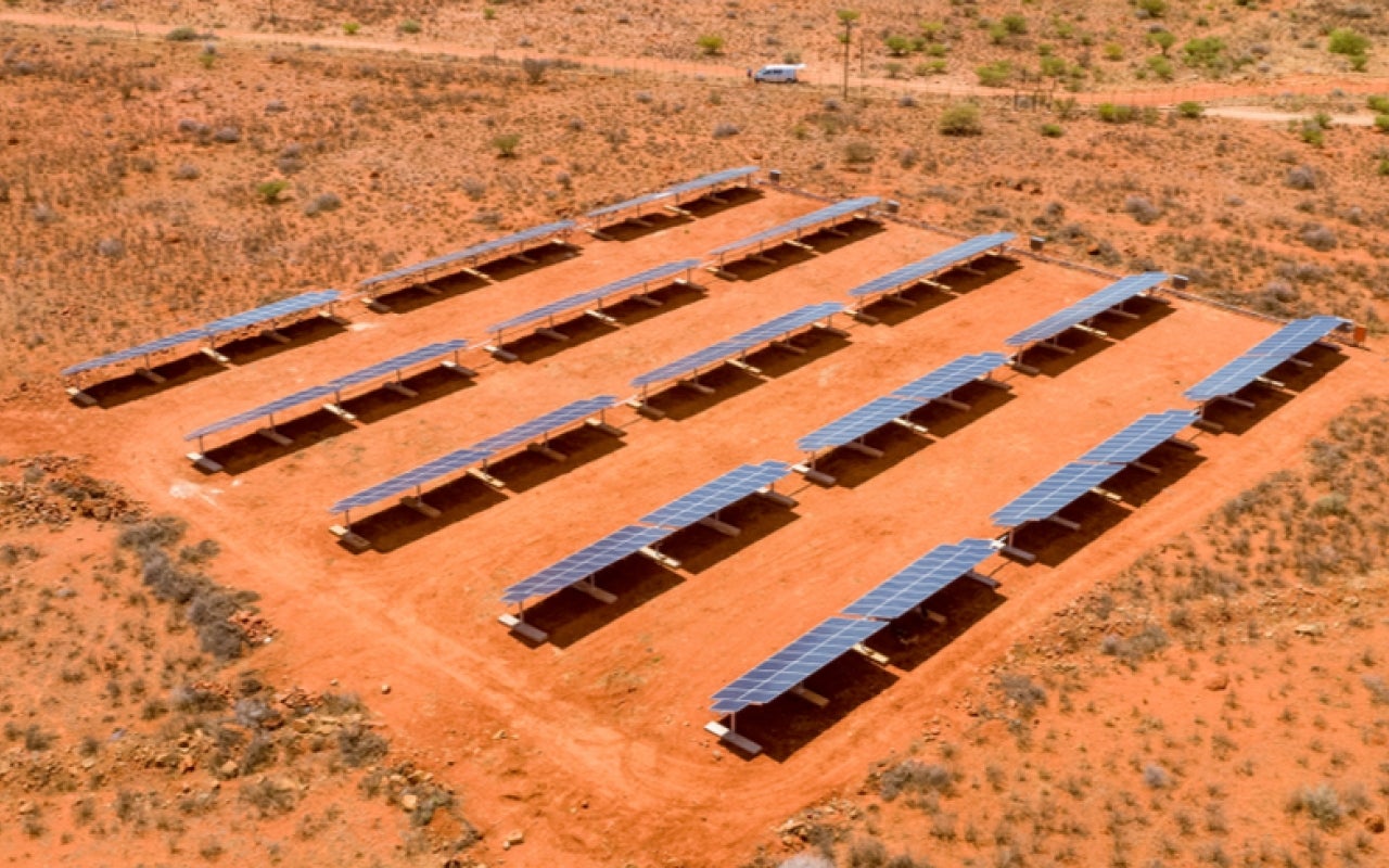 Solar panels in South Africa