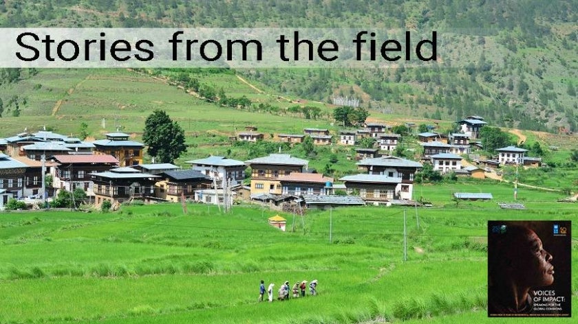 Village in Punakha Valley, Bhutan