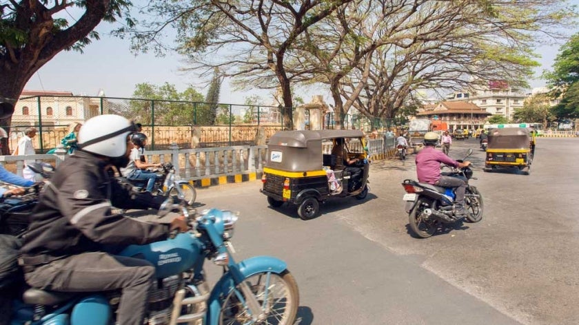 Traffic in Mysore, India