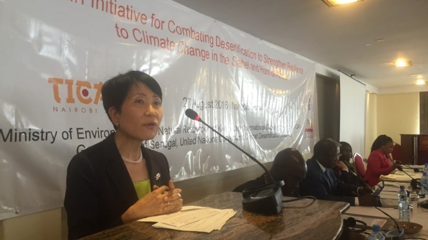 CEO Naoko Ishii expressed GEF support for the initiative as a founding member