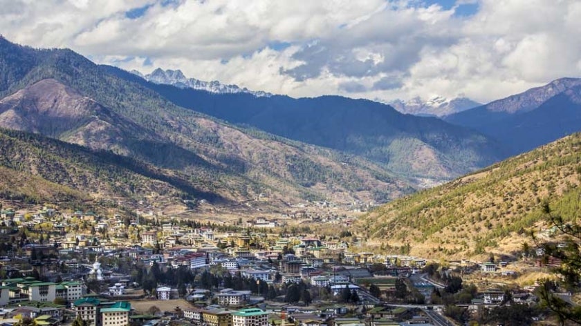 Thimpu City, Bhutan. 