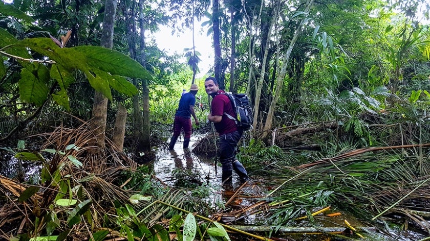 A field visit inside an intact forest in Colombia’s Choco bioregion