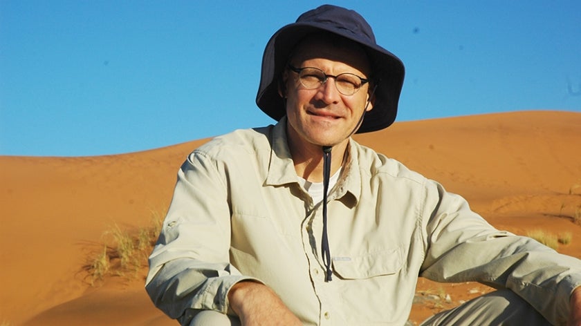 Ulrich Apel in Namibia