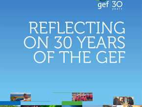 Cover image for publication "Reflecting on 30 Years of the GEF"