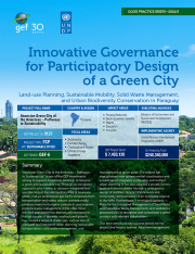 Cover image for publication "Good Practice Brief: Innovative Governance for Participatory Design of a Green City"