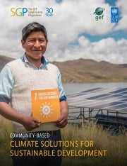 Cover image for publication "Community-based Climate Solutions for Sustainable Development"