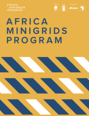 Cover image for UNDP publication "Africa Minigrids Program"